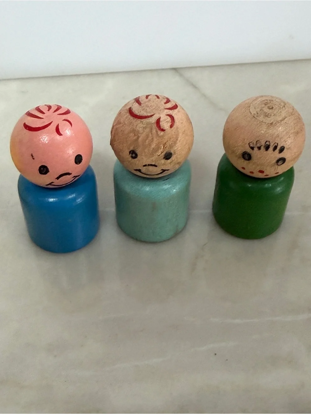 Fisher Price Classic Wooden Pull-Along Train Toy with figurines 3
